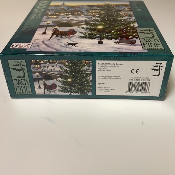 Jack Pine Puzzle Village Tree 1000 Pieces, NEW - Picture 8 of 11